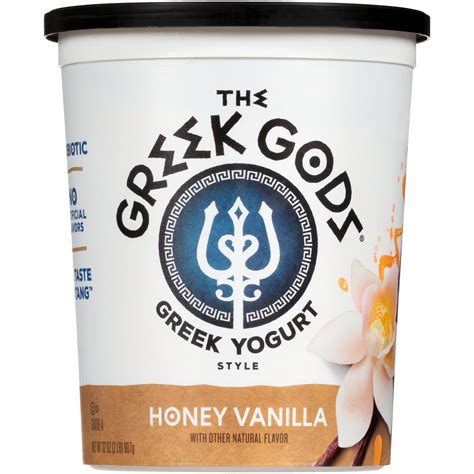 Greek gods greek yogurt - 10%. Sodium 105mg. 5%. Total Carbohydrate 25g. 9%. Dietary Fiber 0g. 0%. Total Sugars 23g. Added Sugars 15g. 